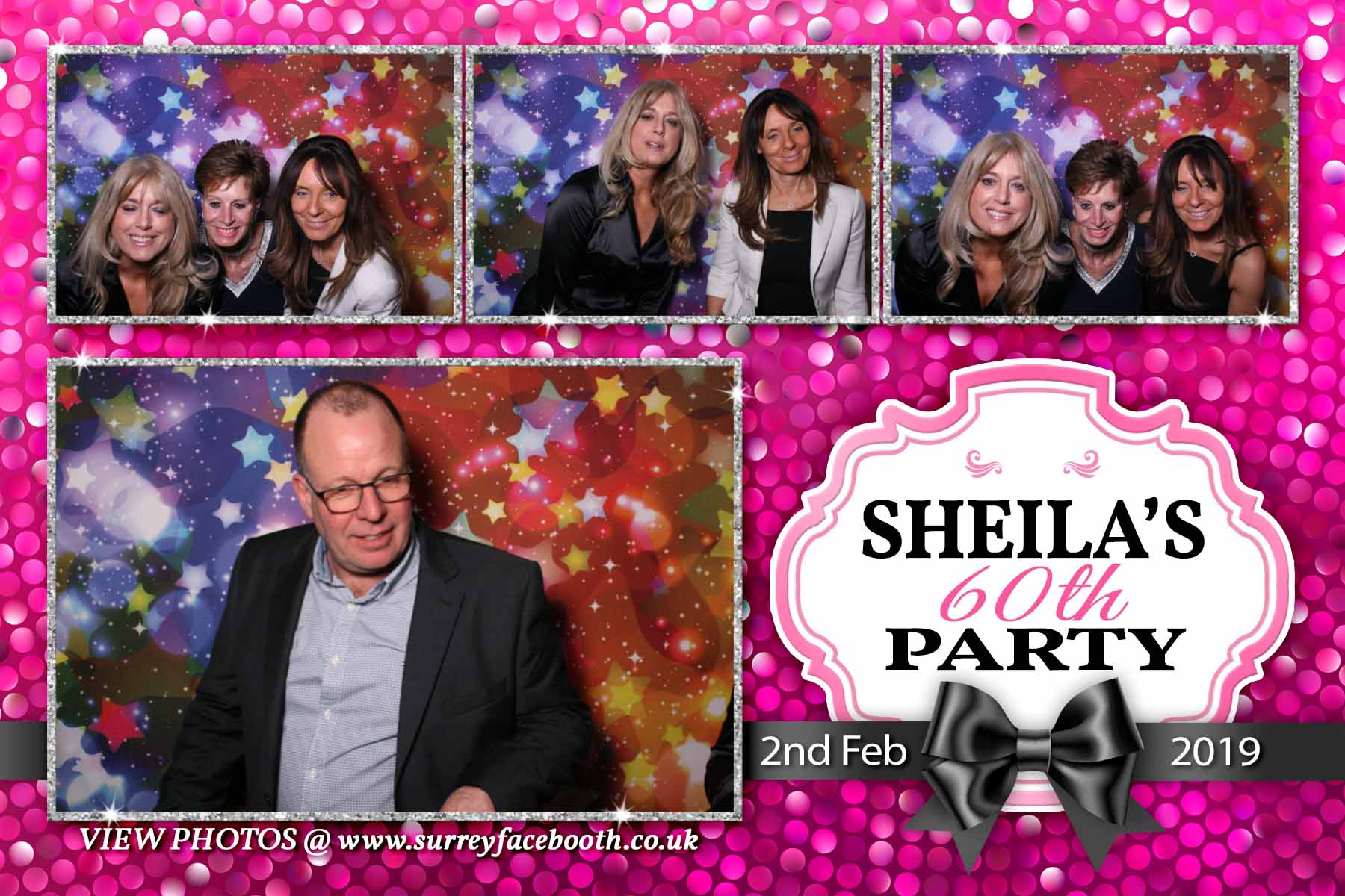 Sheila's 60th Birthday Party | View more photos from the event at galleries.surreyfacebooth.co.uk/u/Surrey-FaceBooth/Sheilas-60th-Birthday-Party